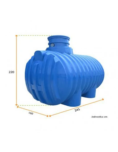 MPI ZBIORNIK NA DESZCZÓWKĘ OGRÓD Professional+ 6000L