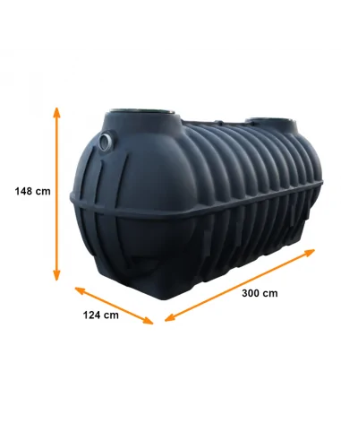 OCZYSZCZALNIA PRZYDOMOWA MARSEPLAST DRENAŻ 36mb 3500L
