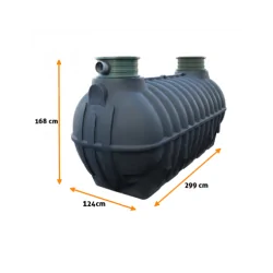 ZBIORNIK MARSEPLAST BOLT 3,5 NA DESZCZÓWKĘ OGRÓD Professional 3500L