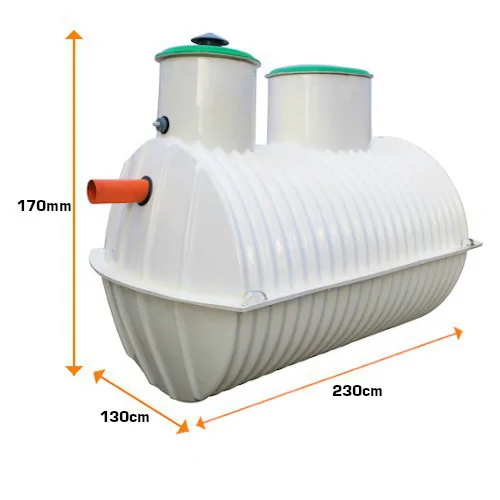 OCZYSZCZALNIA DLA AGLOMERACJI BIOLOGICZNO-CHEMICZNA EKOBIO 2500L 5 OS.