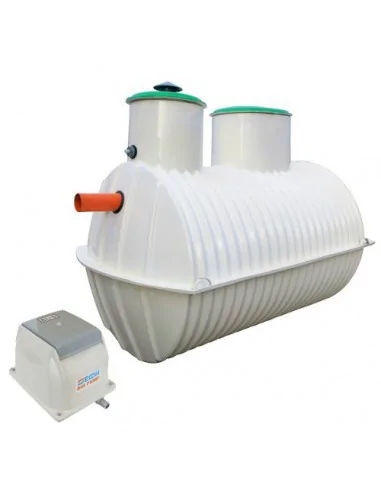 OCZYSZCZALNIA DLA AGLOMERACJI BIOLOGICZNO-CHEMICZNA EKOBIO 2500L 5 OS. ZE STUDNIĄ CHŁONNĄ