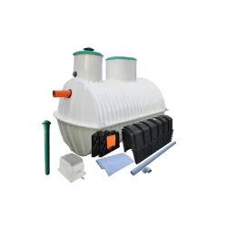 OCZYSZCZALNIA DLA AGLOMERACJI BIOLOGICZNO-CHEMICZNA EKOBIO 2500L 5 OS. Z 8 TUNELAMI