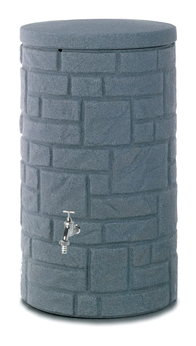 DEKORACYJNY ZBIORNIK NA DESZCZÓWKĘ ARCADO 230L CZARNY GRANIT