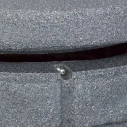 DEKORACYJNY ZBIORNIK NA DESZCZÓWKĘ ARCADO 230L CZARNY GRANIT