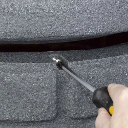 DEKORACYJNY ZBIORNIK NA DESZCZÓWKĘ ARCADO 230L CZARNY GRANIT