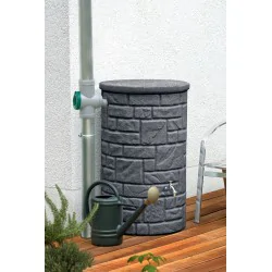 DEKORACYJNY ZBIORNIK NA DESZCZÓWKĘ ARCADO 230L CZARNY GRANIT
