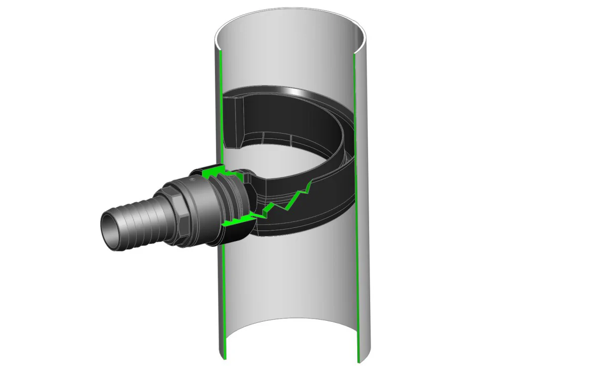 ZBIERACZ, ŁAPACZ WODY DESZCZOWEJ SZYBIEGO MONTAŻU EASY FIX