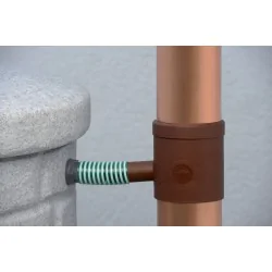 ŁAPACZ WODY DESZCZOWEJ, ZBIERACZ Z FILTREM KOLOR BRĄZOWY