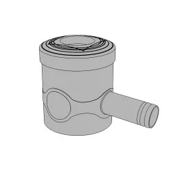 ŁAPACZ WODY DESZCZOWEJ, ZBIERACZ Z FILTREM KOLOR BRĄZOWY