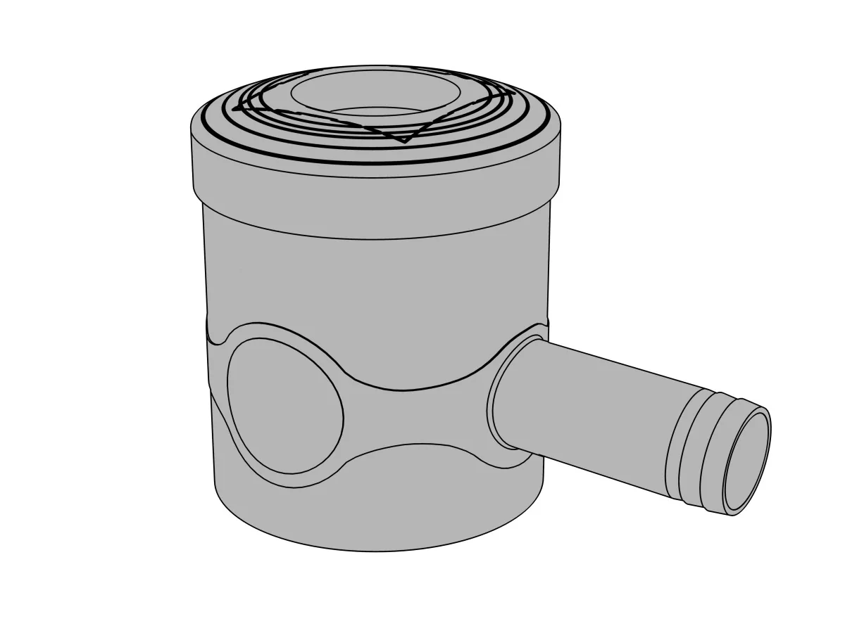 ŁAPACZ WODY DESZCZOWEJ, ZBIERACZ Z FILTREM KOLOR BRĄZOWY