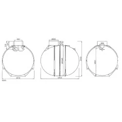 ZBIORNIK NA DESZCZÓWKĘ BLUELINE II 5200L