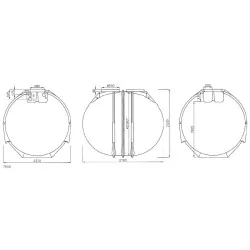 ZBIORNIK NA DESZCZÓWKĘ BLUELINE II 7600L