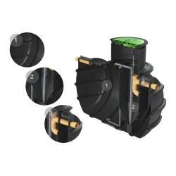 PRZYDOMOWA OCZYSZCZALNIA ŚCIEKÓW KINGSPAN BIOAIR 2 6 OS.