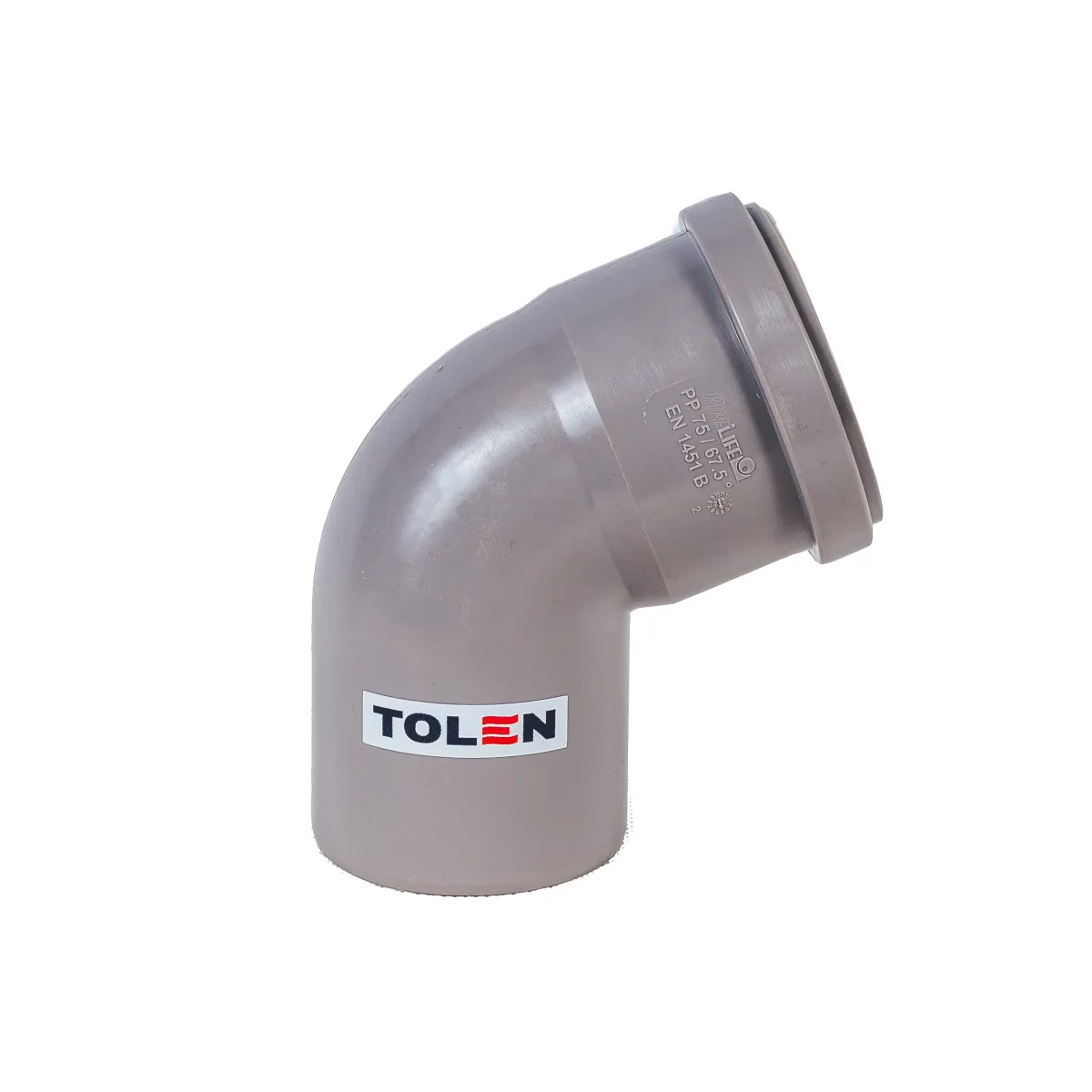 KOLANO KANALIZACYJNE PP 75-67,5 PCV