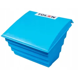 POJEMNIK NA PIASEK SÓL DROGOWĄ I SORBENT - 70L/100KG, NIEBIESKI