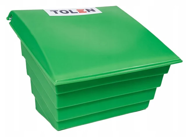 POJEMNIK NA PIASEK SÓL DROGOWĄ I SORBENT - 70L/100KG, NIEBIESKI