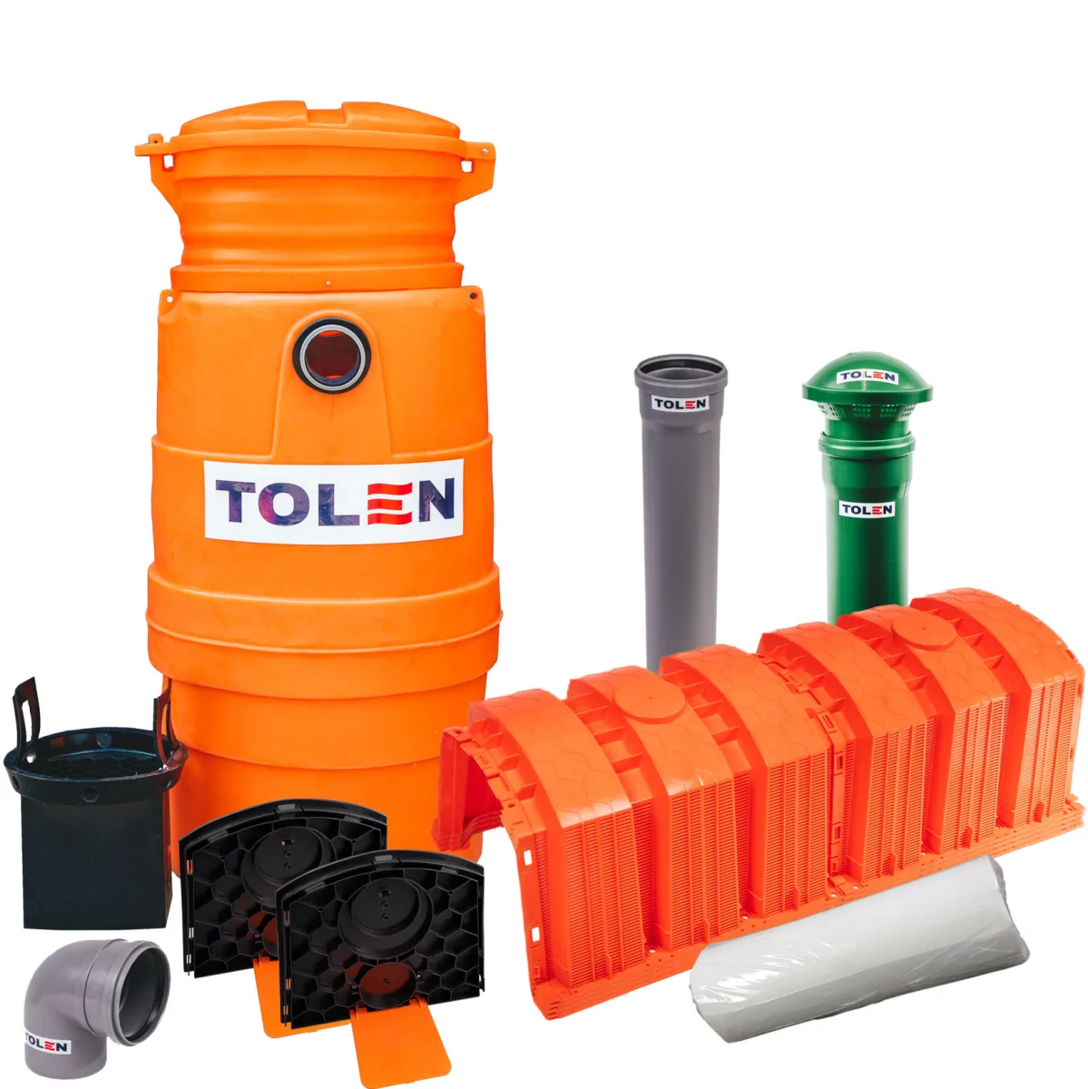 GAMAPLASTIC ZR-600 + 4x TUNEL 150L