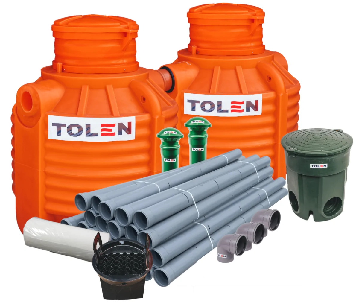 OCZYSZCZALNIA PRZYDOMOWA 2000L GAMA PLASTIC + DRENAŻ 36MB