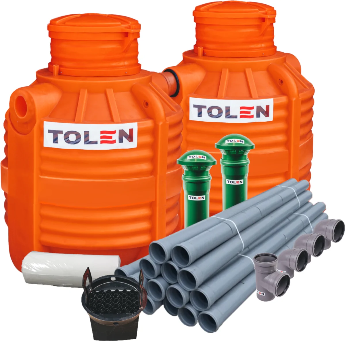 OCZYSZCZALNIA PRZYDOMOWA 3000L GAMA PLASTIC + DRENAŻ 18MB