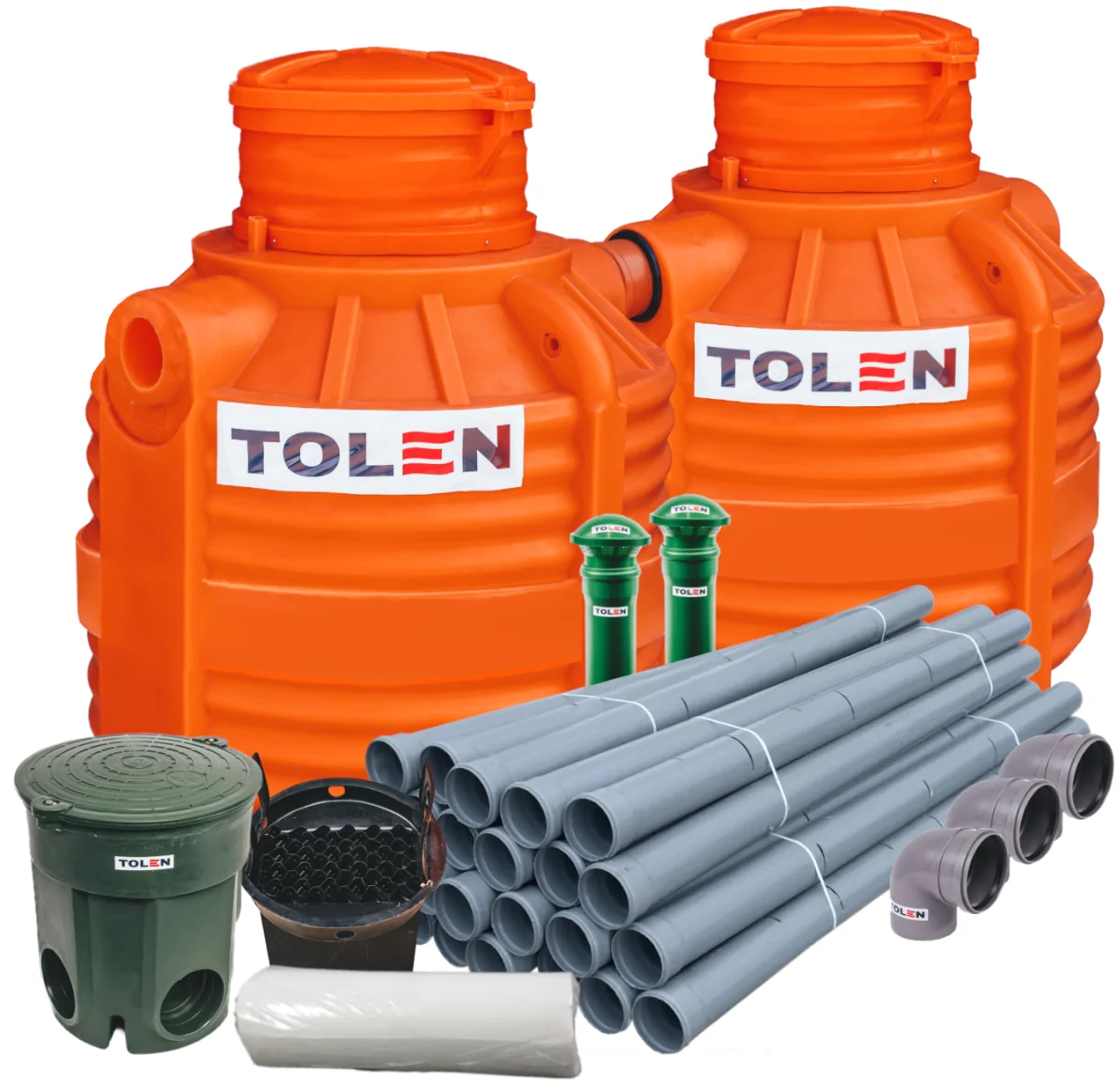 OCZYSZCZALNIA PRZYDOMOWA 3000L GAMA PLASTIC + DRENAŻ 36MB