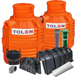 OCZYSZCZALNIA PRZYDOMOWA 3000L GAMA PLASTIC + 4X TUNEL 300L OCZYSZCZALNIA PRZYDOMOWA 3000L GAMA PLASTIC + 4X TUNEL 300L