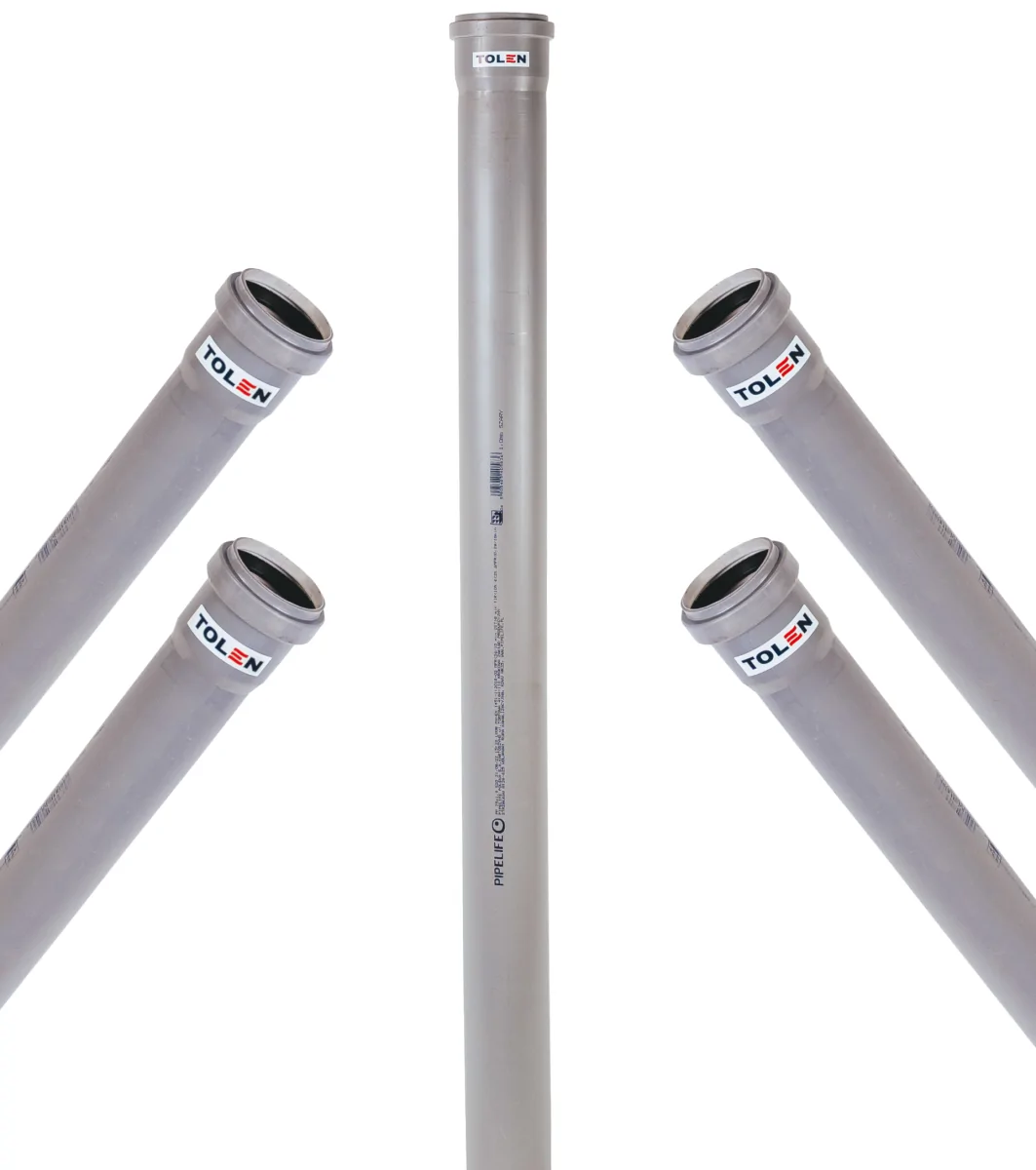 ​Rura kanalizacyjna PVC 50 mm x 1000 mm