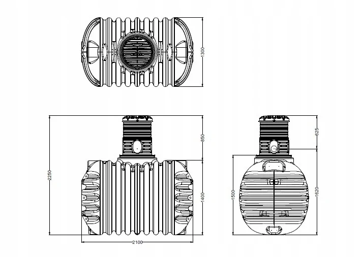 ZBIORNIK GRAF NA DESZCZÓWKĘ COMPACT 2650L