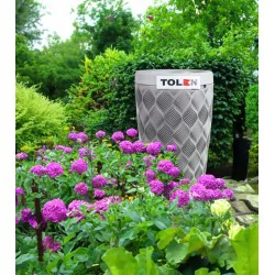 ZBIORNIK NA DESZCZÓWKĘ FLOW Z KRANIKIEM PLATYNOWY