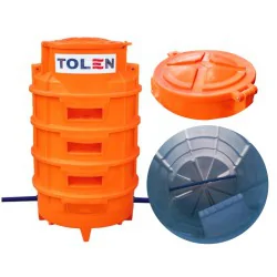 STUDNIA WODOMIERZOWA SW-1000 Z KRÓĆCAMI DN40 I SCHODKAMI