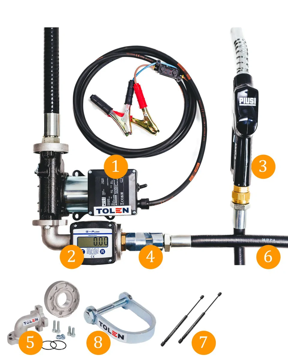 ZBIORNIK MOBILNY JFC NA OLEJ NAPĘDOWY PALIWO 250L PROFESSIONAL
