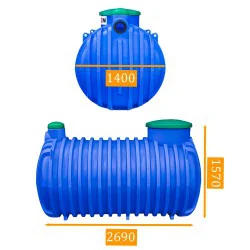 ZBIORNIK NA DESZCZÓWKĘ EKOSYSTEM OGRÓD Professional+ 4000L