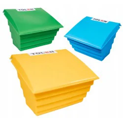 POJEMNIK NA PIASEK SÓL DROGOWĄ I SORBENT - 150L / 215KG, ŻÓŁTY