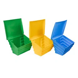 POJEMNIK NA PIASEK SÓL DROGOWĄ I SORBENT - 150L / 215KG, ZIELONY