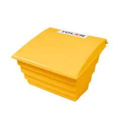 POJEMNIK NA PIASEK SÓL DROGOWĄ I SORBENT - 150L / 215KG, ŻÓŁTY