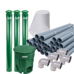 OCZYSZCZALNIA PRZYDOMOWA DWUKOMOROWA MARSEPLAST DRENAŻ 48mb 2000L