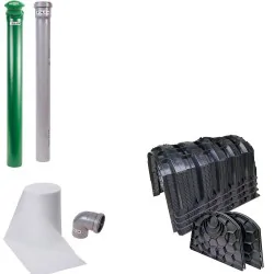 OCZYSZCZALNIA PRZYDOMOWA DWUKOMOROWA MARSEPLAST 4-TUNELOWA 2000L