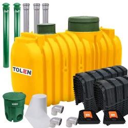 OCZYSZCZALNIA PRZYDOMOWA DWUKOMOROWA MARSEPLAST 14-TUNELOWA 2000L OCZYSZCZALNIA PRZYDOMOWA DWUKOMOROWA MARSEPLAST 14-TUNELOWA 2000L