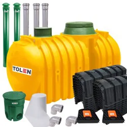 PRZYDOMOWA OCZYSZCZALNIA DWUKOMOROWA MARSEPLAST 12-TUNELOWA 3000L PRZYDOMOWA OCZYSZCZALNIA DWUKOMOROWA MARSEPLAST 12-TUNELOWA 3000L