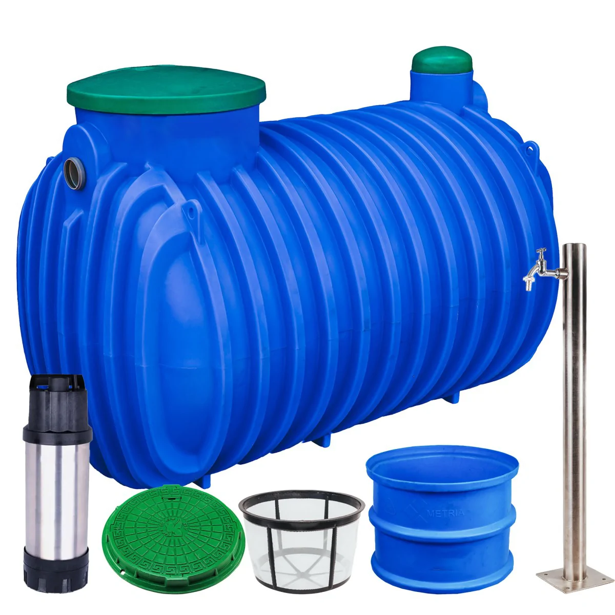 ZBIORNIK NA DESZCZÓWKĘ EKOSYSTEM OGRÓD Professional+ 3000L