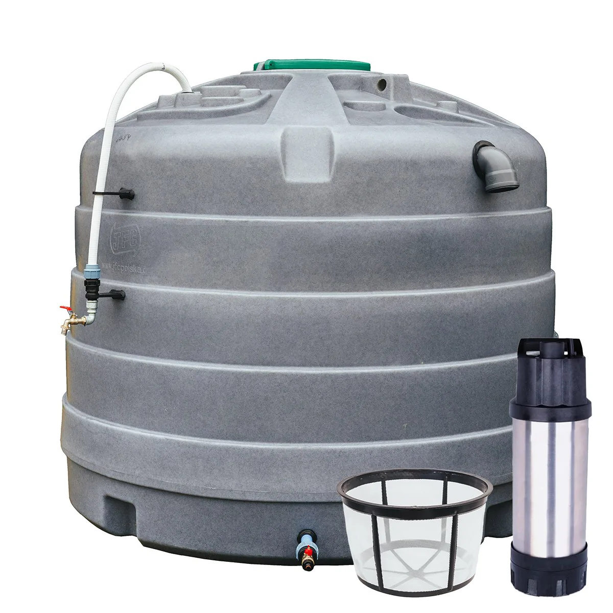 Zbiornik na Deszczówkę Naziemny z pompą 5000L Pro Plus