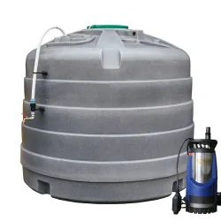 ZBIORNIK NA DESZCZÓWKĘ NAZIEMNY Z POMPĄ 5000L SPECIAL