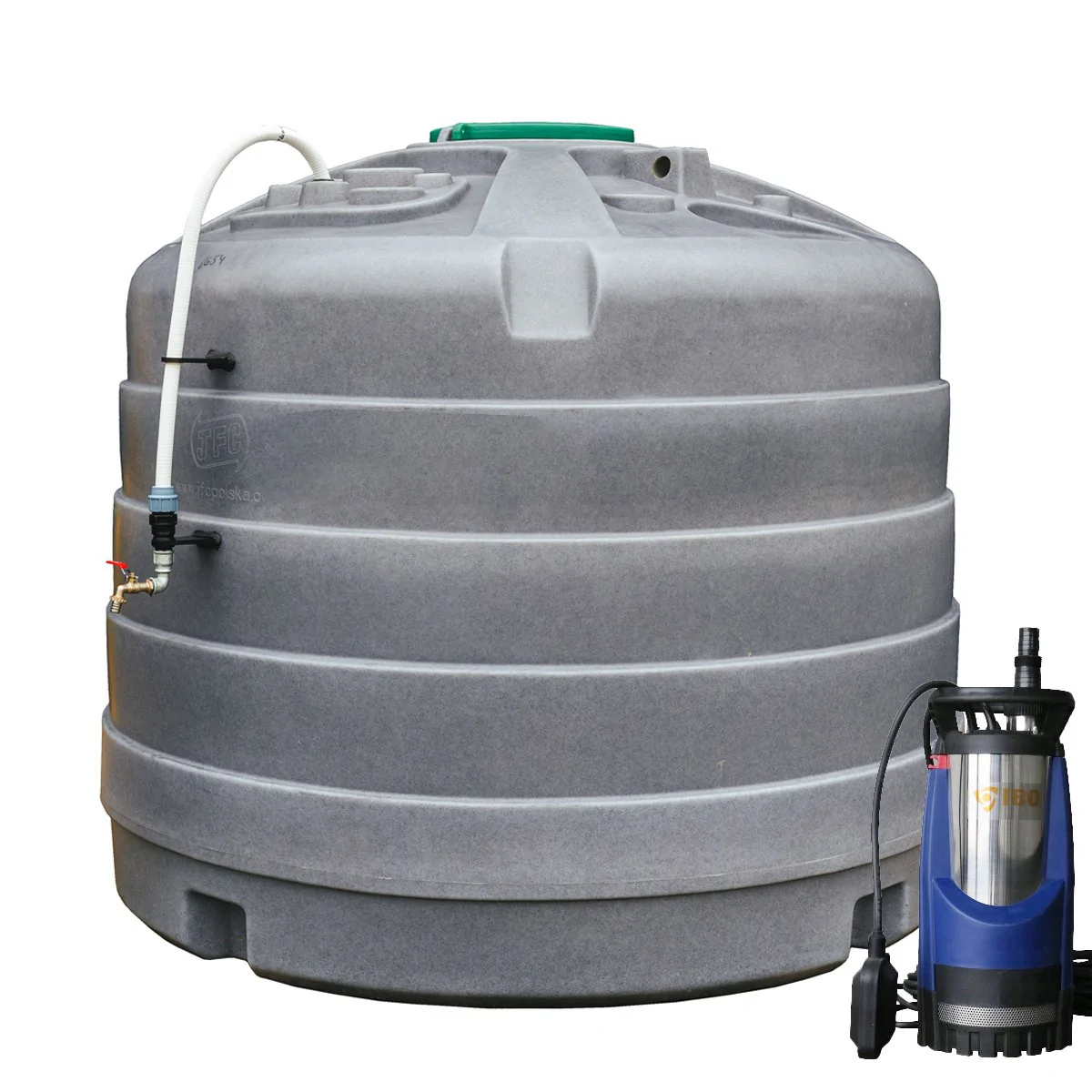 ZBIORNIK NA DESZCZÓWKĘ NAZIEMNY Z POMPĄ 5000L SPECIAL