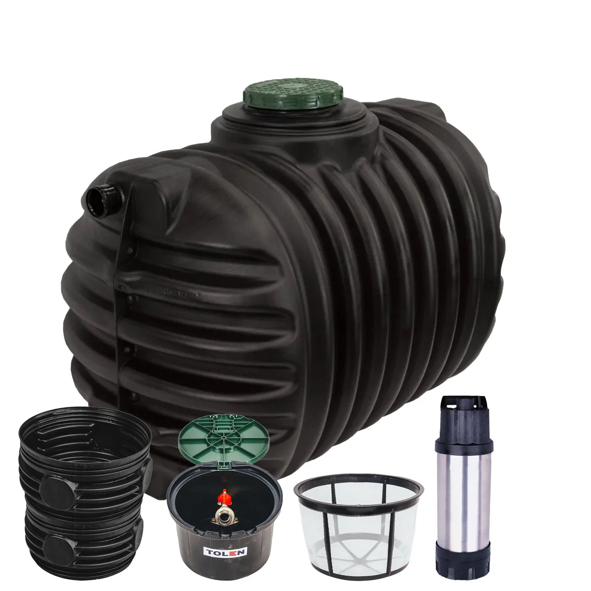 ZBIORNIK NA DESZCZÓWKĘ GRAF 2650L Z POMPĄ COMFORT AUTOMAT