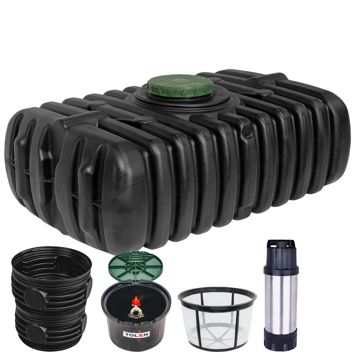 ZBIORNIK NA DESZCZÓWKĘ GRAF FLAT S 1500L PROFESSIONAL