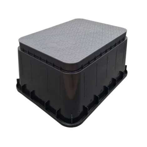 SKRZYNKA ZAWOROWA JUMBO HIDE SZARA NA 6 ZAWORÓW