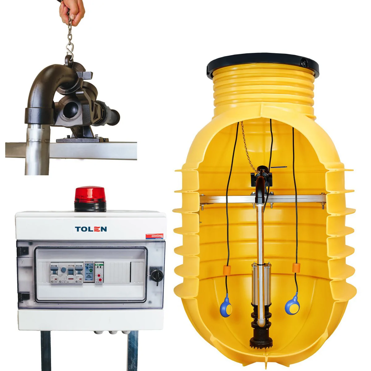 PRZEPOMPOWNIA CIŚNIENIOWA PC2 | ORKA-N 230V - 260CM