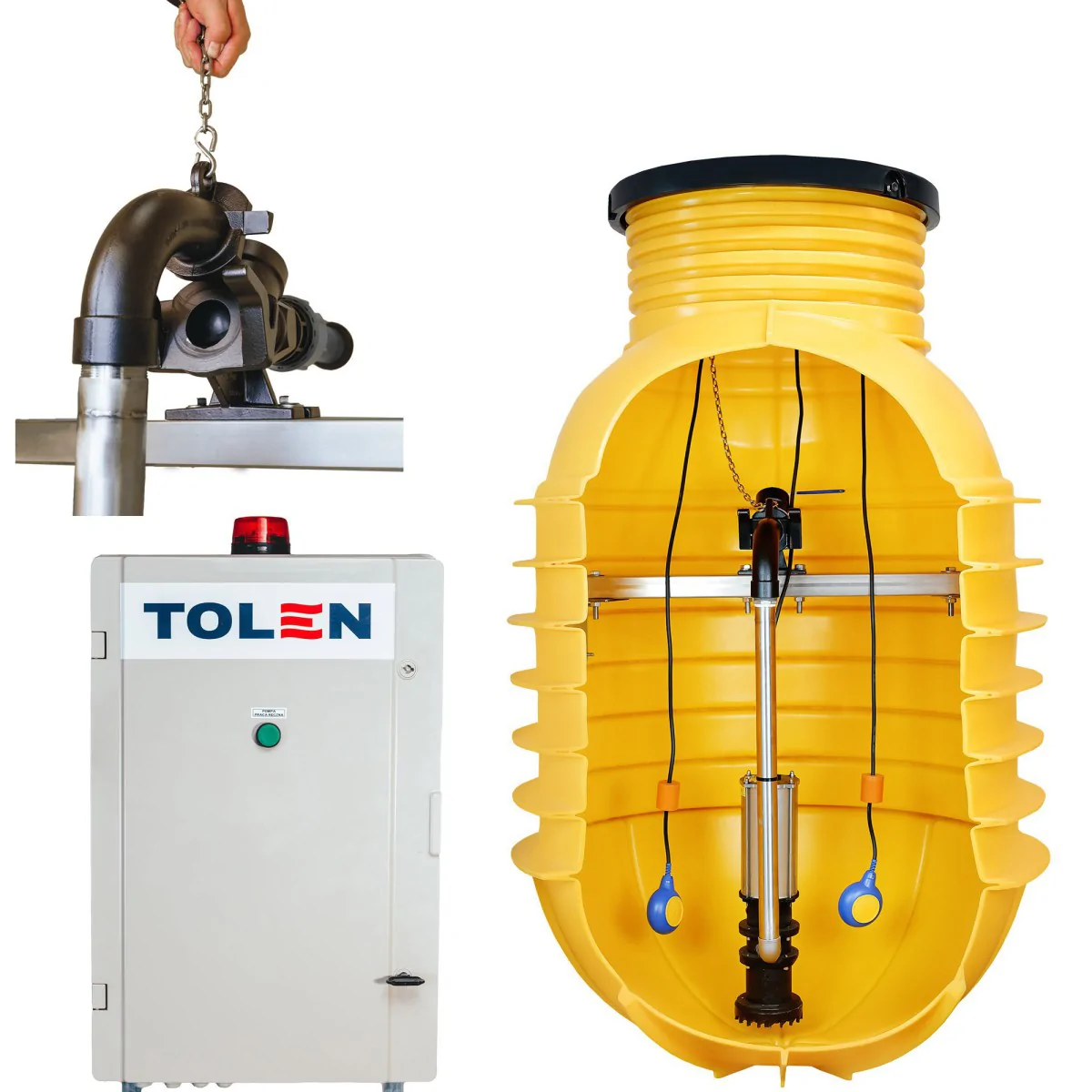 PRZEPOMPOWNIA CIŚNIENIOWA PC3 | ORKA-N 400V - 210CM