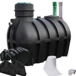 OCZYSZCZALNIA PRZYDOMOWA DELFIN 4 TUNELOWA 3000L