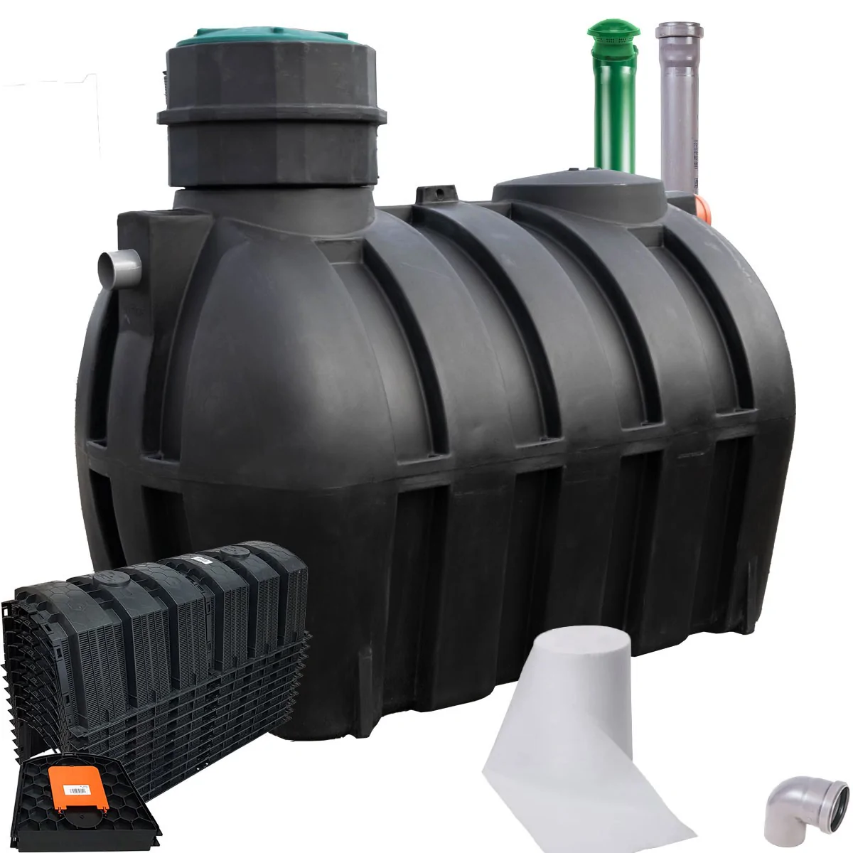 PRZYDOMOWA OCZYSZCZALNIA ŚCIEKÓW - DELFIN 8 TUNELOWA 3000L