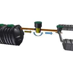 FILTR DOCZYSZCZAJĄCY ŚCIEKI D400 AQ - STUDZIENKA DRENAŻOWA Z FILTREM
